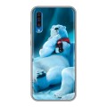 Дизайнерский силиконовый чехол для Samsung Galaxy A50 Coca-cola