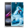 Дизайнерский пластиковый чехол для Sony Xperia Z Ultra  Coca-cola