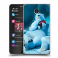 Дизайнерский пластиковый чехол для Nokia X Coca-cola