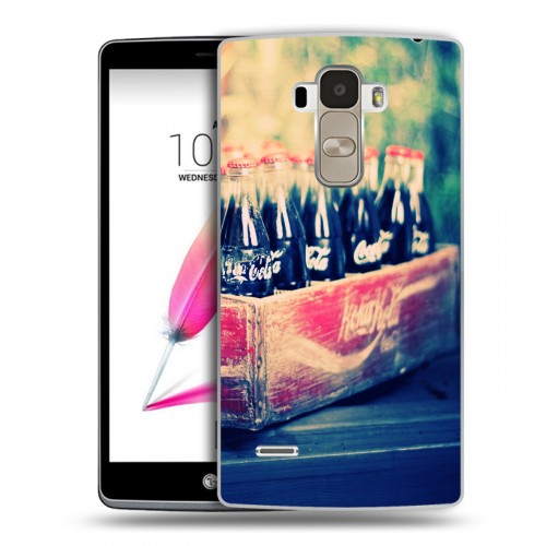 Дизайнерский пластиковый чехол для LG G4 Stylus Coca-cola
