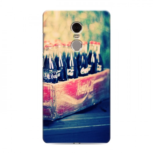 Дизайнерский силиконовый чехол для Xiaomi RedMi Note 4 Coca-cola