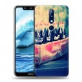 Дизайнерский силиконовый чехол для Nokia 5.1 Plus Coca-cola