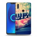 Дизайнерский силиконовый чехол для Alcatel 5V Coca-cola