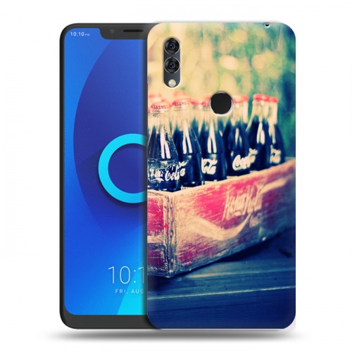 Дизайнерский силиконовый чехол для Alcatel 5V Coca-cola