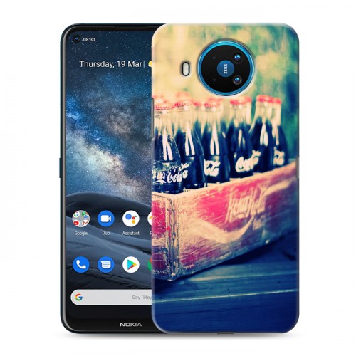 Дизайнерский силиконовый чехол для Nokia 8.3 Coca-cola