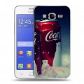 Дизайнерский силиконовый чехол для Samsung Galaxy J7 Coca-cola