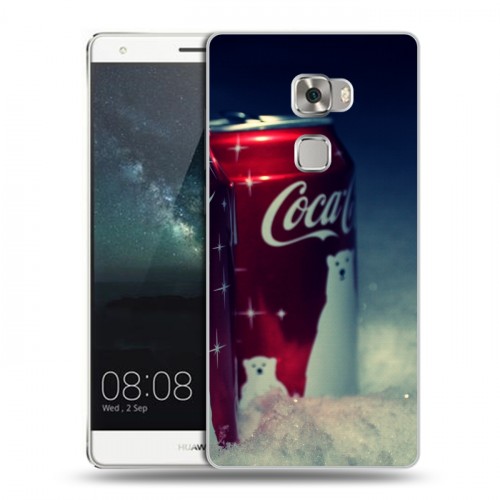 Дизайнерский пластиковый чехол для Huawei Mate S Coca-cola