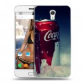 Дизайнерский силиконовый чехол для ZUK Z1 Coca-cola