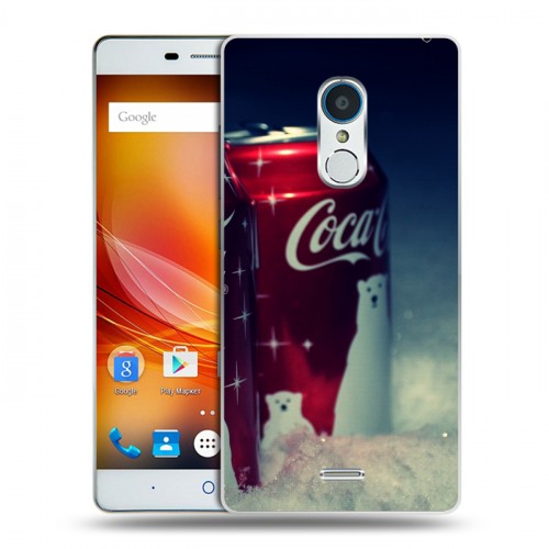 Дизайнерский пластиковый чехол для ZTE Blade X9 Coca-cola