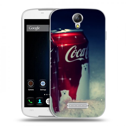 Дизайнерский пластиковый чехол для Doogee X6 Coca-cola