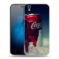 Дизайнерский пластиковый чехол для Umi London Coca-cola