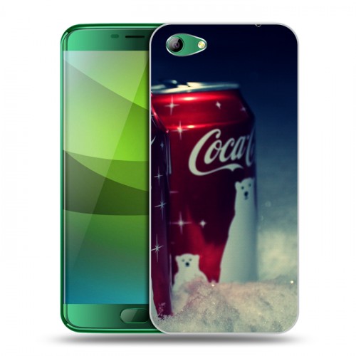 Дизайнерский силиконовый чехол для Elephone S7 Coca-cola