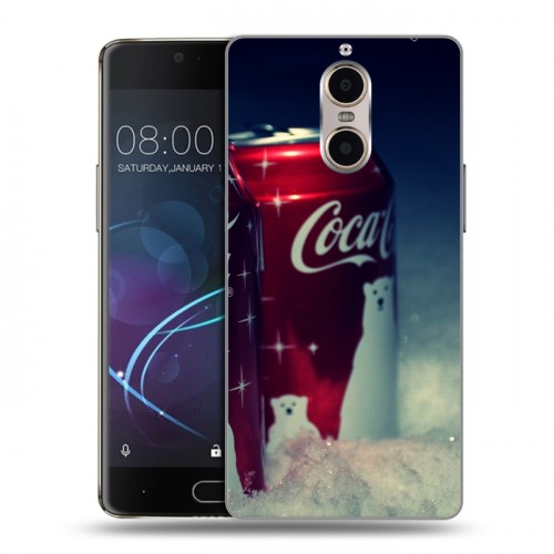 Дизайнерский силиконовый чехол для Doogee Shoot 1 Coca-cola