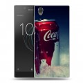 Дизайнерский пластиковый чехол для Sony Xperia L1 Coca-cola