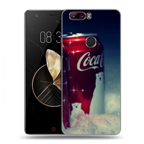 Дизайнерский пластиковый чехол для ZTE Nubia Z17 Coca-cola