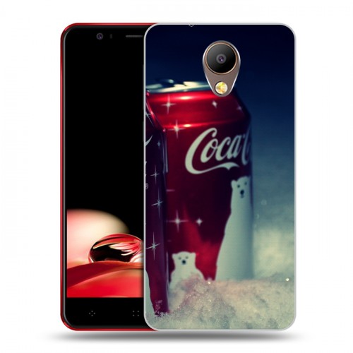 Дизайнерский пластиковый чехол для Elephone P8 Coca-cola