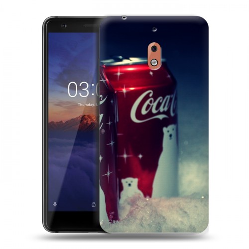 Дизайнерский пластиковый чехол для Nokia 2.1 Coca-cola