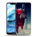 Дизайнерский силиконовый чехол для Nokia 5.1 Plus Coca-cola