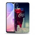 Дизайнерский пластиковый чехол для Vivo Y95 Coca-cola