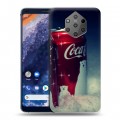 Дизайнерский силиконовый чехол для Nokia 9 PureView Coca-cola