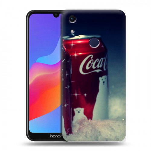 Дизайнерский пластиковый чехол для Huawei Honor 8A Coca-cola