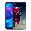 Дизайнерский пластиковый чехол для Xiaomi Mi Play Coca-cola