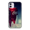 Дизайнерский силиконовый чехол для Iphone 11 Coca-cola