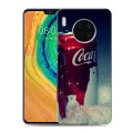 Дизайнерский пластиковый чехол для Huawei Mate 30 Coca-cola