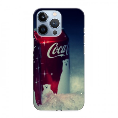 Дизайнерский силиконовый чехол для Iphone 13 Pro Coca-cola