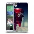 Дизайнерский силиконовый чехол для HTC Desire 820 Coca-cola