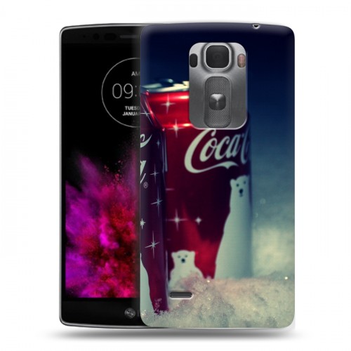 Дизайнерский пластиковый чехол для LG G Flex 2 Coca-cola