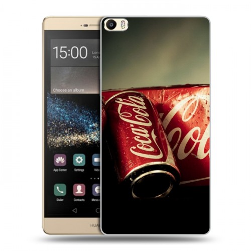 Дизайнерский пластиковый чехол для Huawei P8 Max Coca-cola
