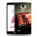 Дизайнерский пластиковый чехол для LG G4 Stylus Coca-cola