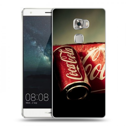 Дизайнерский пластиковый чехол для Huawei Mate S Coca-cola