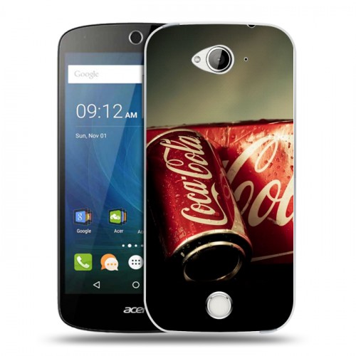 Дизайнерский силиконовый чехол для Acer Liquid Z530 Coca-cola