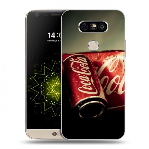 Дизайнерский пластиковый чехол для LG G5 Coca-cola