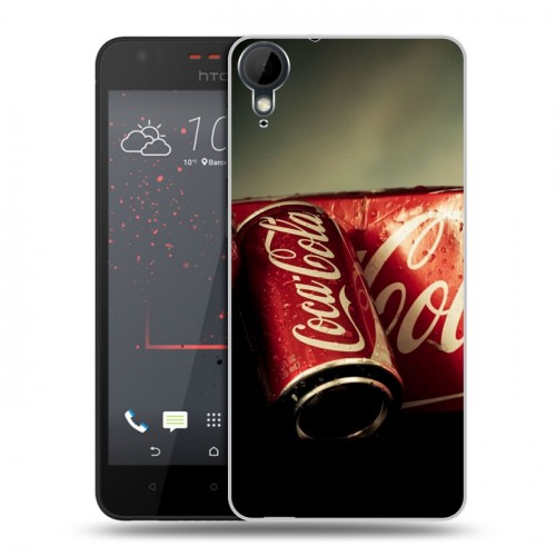 Дизайнерский пластиковый чехол для HTC Desire 825 Coca-cola