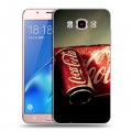 Дизайнерский силиконовый с усиленными углами чехол для Samsung Galaxy J5 (2016) Coca-cola