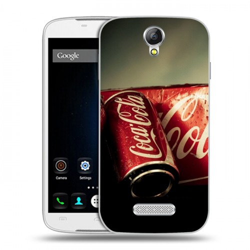 Дизайнерский пластиковый чехол для Doogee X6 Coca-cola