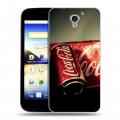 Дизайнерский пластиковый чехол для ZTE Blade A510 Coca-cola