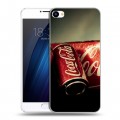 Дизайнерский пластиковый чехол для Meizu U20 Coca-cola