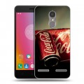 Дизайнерский пластиковый чехол для Lenovo K6 Coca-cola