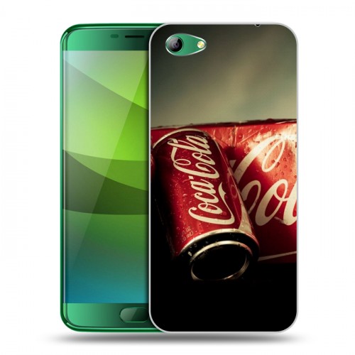 Дизайнерский силиконовый чехол для Elephone S7 Coca-cola