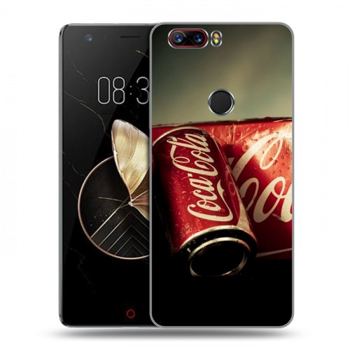 Дизайнерский пластиковый чехол для ZTE Nubia Z17 Coca-cola