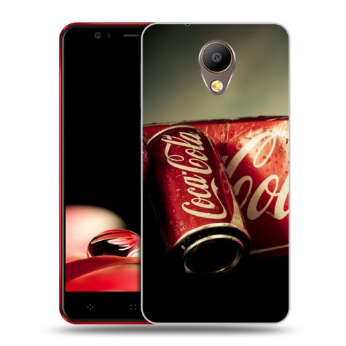 Дизайнерский пластиковый чехол для Elephone P8 Coca-cola