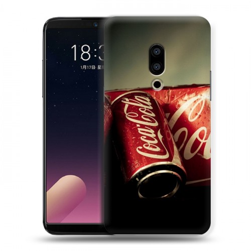 Дизайнерский пластиковый чехол для Meizu 15 Plus Coca-cola