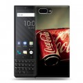 Дизайнерский пластиковый чехол для BlackBerry KEY2 Coca-cola