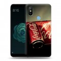 Дизайнерский силиконовый чехол для Xiaomi Mi A2 Coca-cola