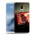 Дизайнерский силиконовый чехол для Meizu 16th Plus Coca-cola