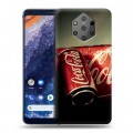 Дизайнерский пластиковый чехол для Nokia 9 PureView Coca-cola